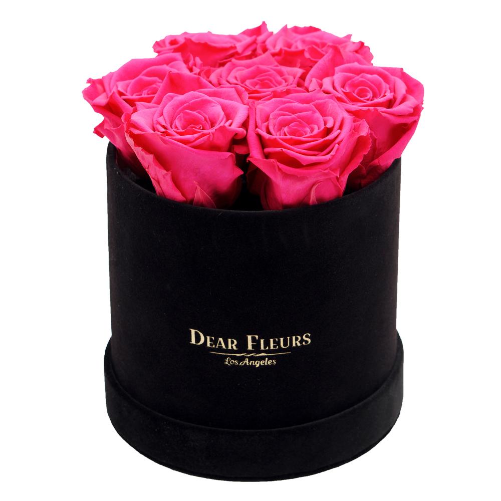 Dear Fleurs Classic Velvet Roses Classic Velvet Roses - Black Box