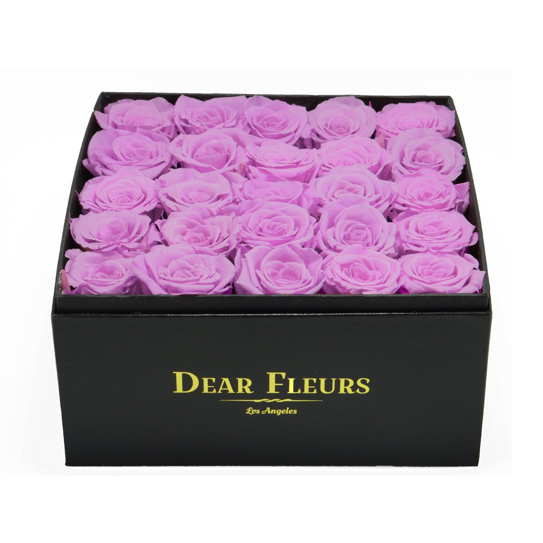 Dear Fleurs Medium Square Roses Bubblegum Pink Medium Square Roses
