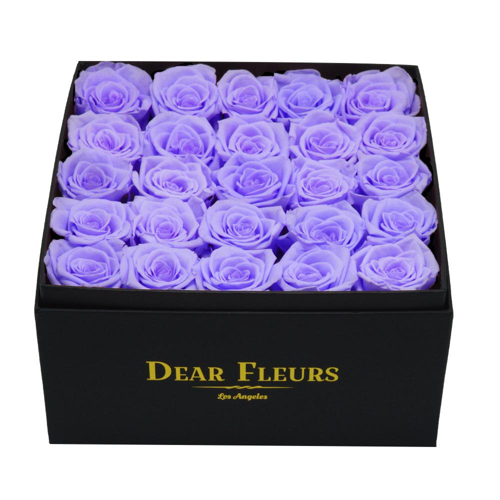 Dear Fleurs Medium Square Roses Lavender Medium Square Roses