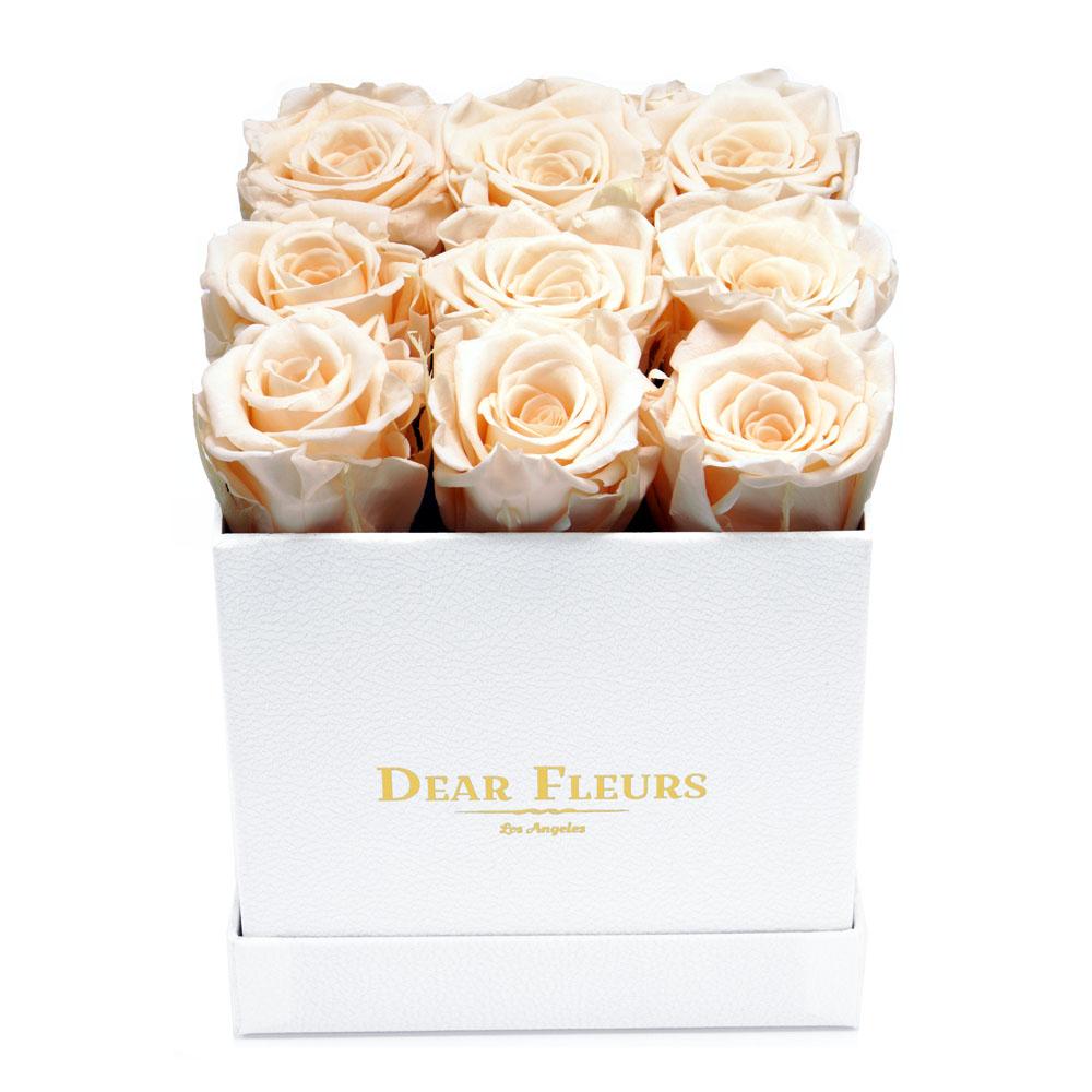 Dear Fleurs Nona Roses Champagne Nona Roses - White Box