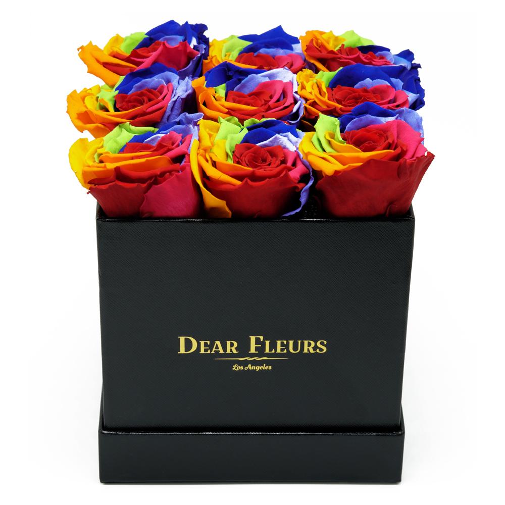 Dear Fleurs Nona Roses Rainbow Nona Roses - Black Box