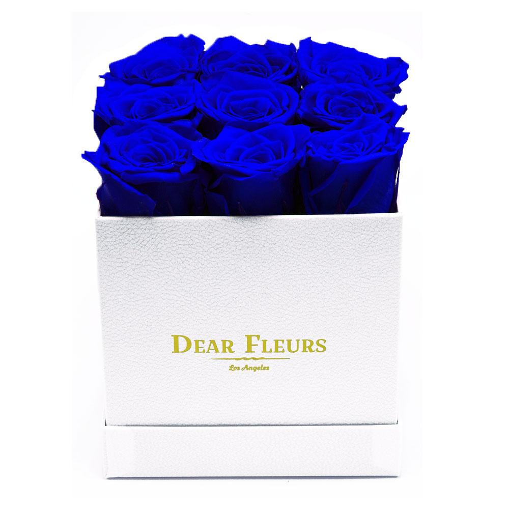 Dear Fleurs Nona Roses Royal Blue Nona Roses - White Box