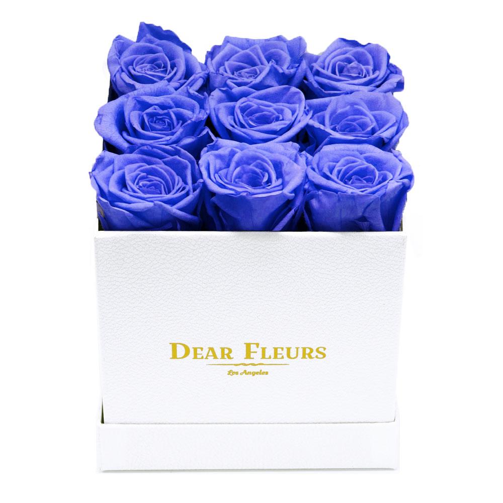 Dear Fleurs Nona Roses Violet Nona Roses - White Box