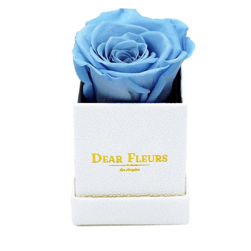 Dear Fleurs Petit Rose Azure Blue Petit Rose - White Box
