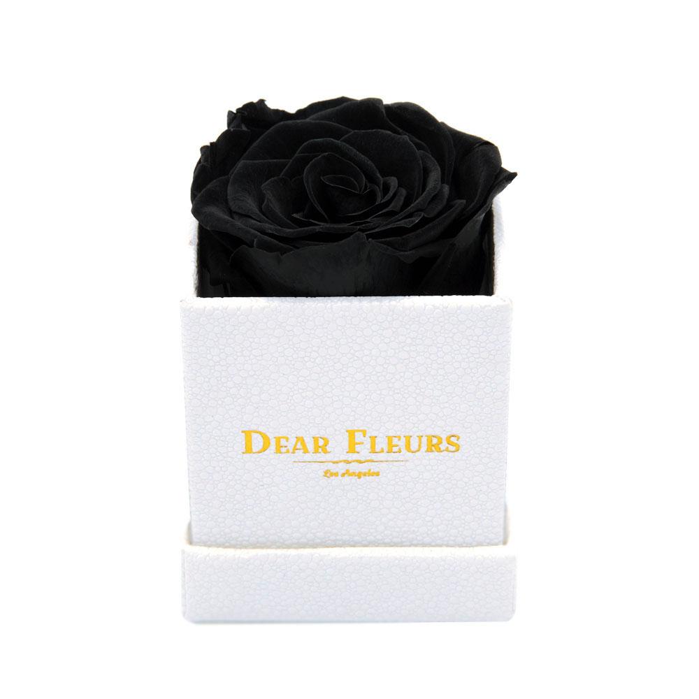 Dear Fleurs Petit Rose Black Petit Rose - White Box