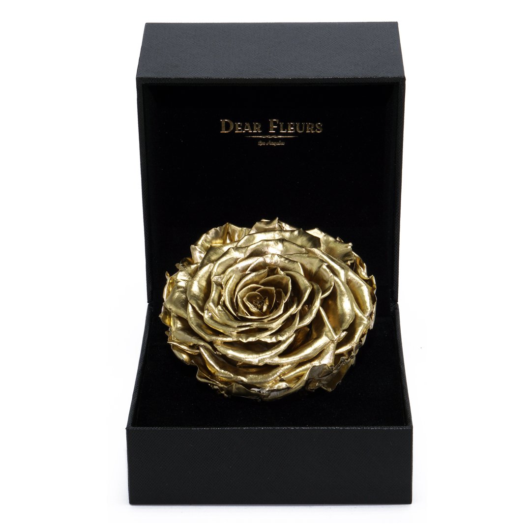 Dear Fleurs Premium Rose Metal Gold Premium Rose