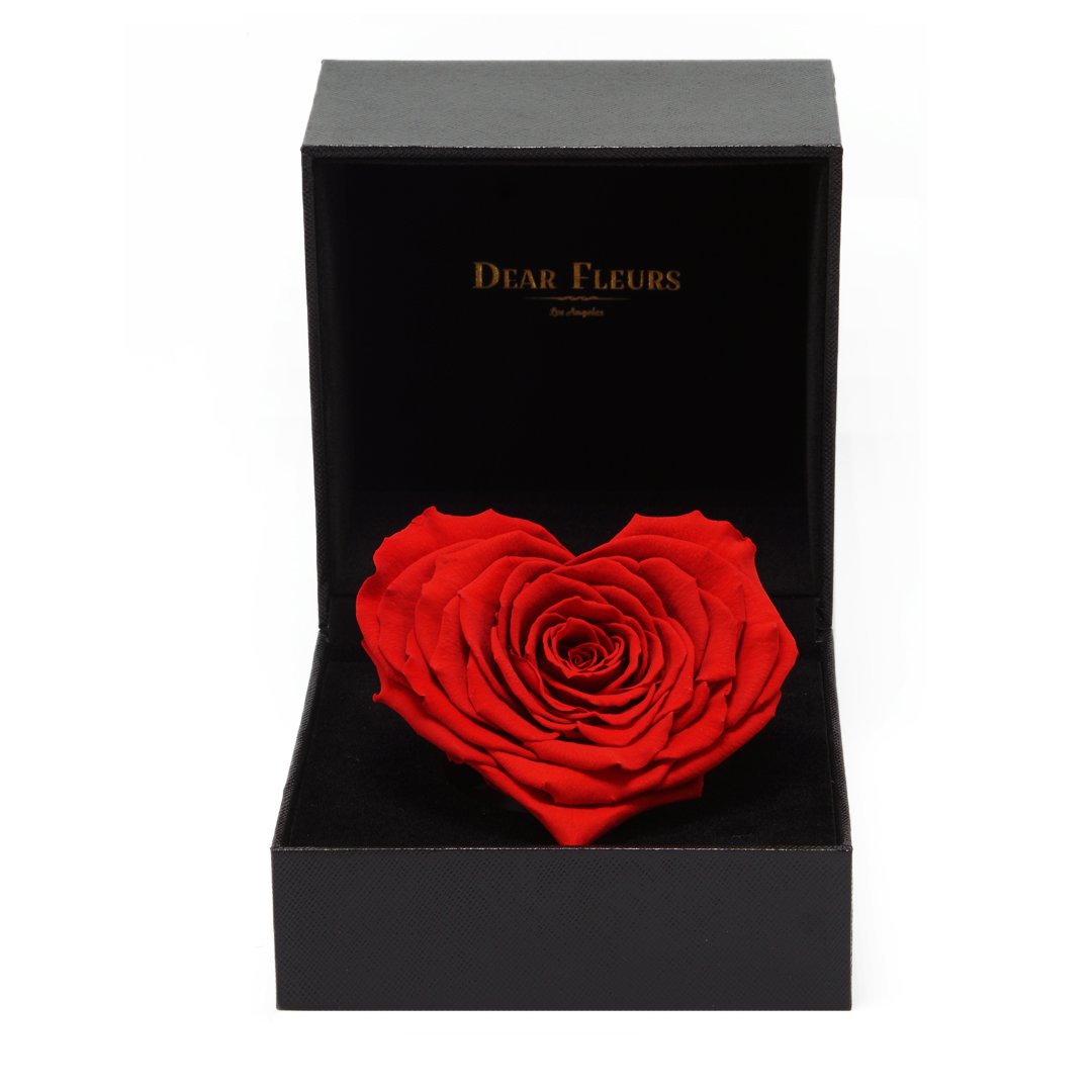 Dear Fleurs Premium Rose Red Heart Premium Rose