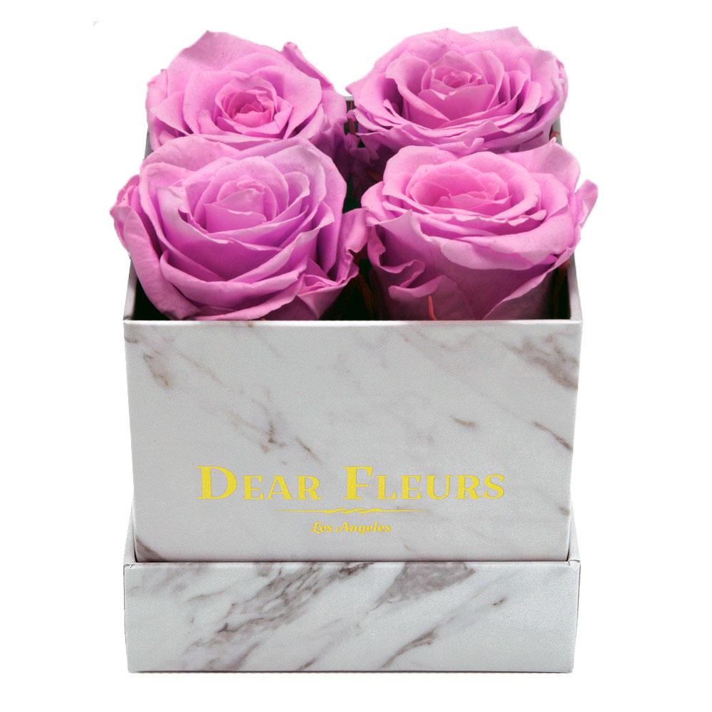 Large Marble Box with Flower